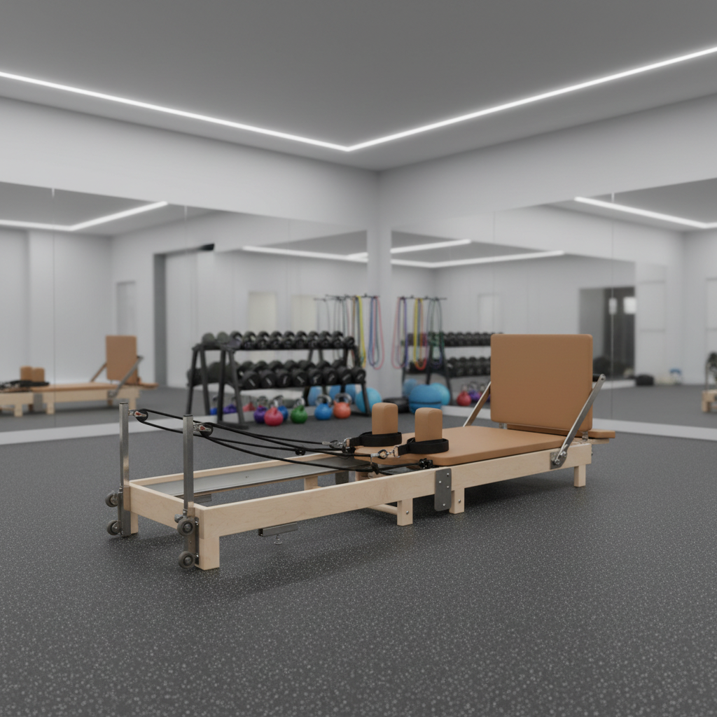 Pilates & Yoga Training Center - Maple Foldable Pilates Reformer with Sliding