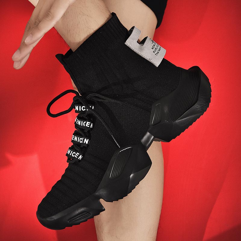 Pilates Yoga Online - Plus Size Hightop High-soled Men Sport
