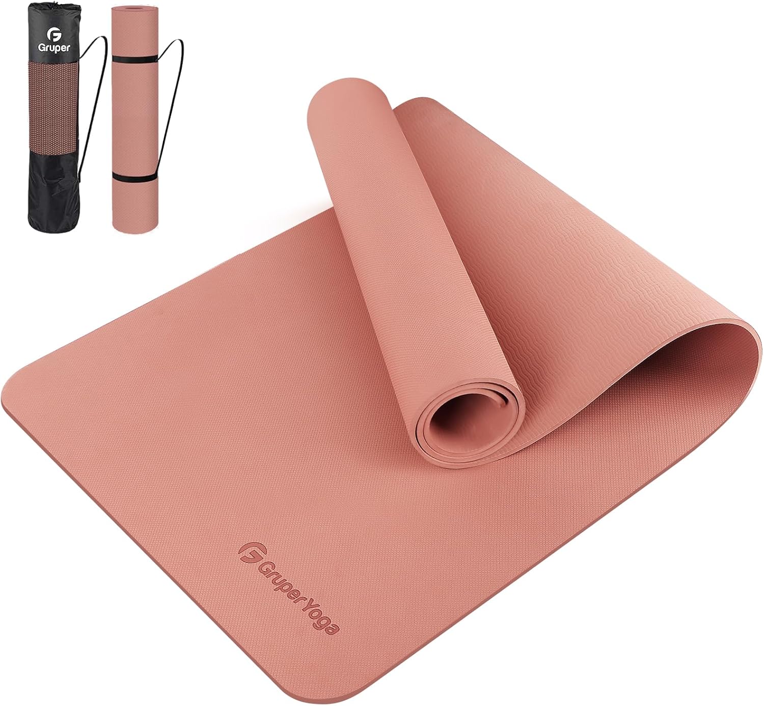 Mat Pilates Yoga - Yoga Mat Non Slip 72x24 Inch,