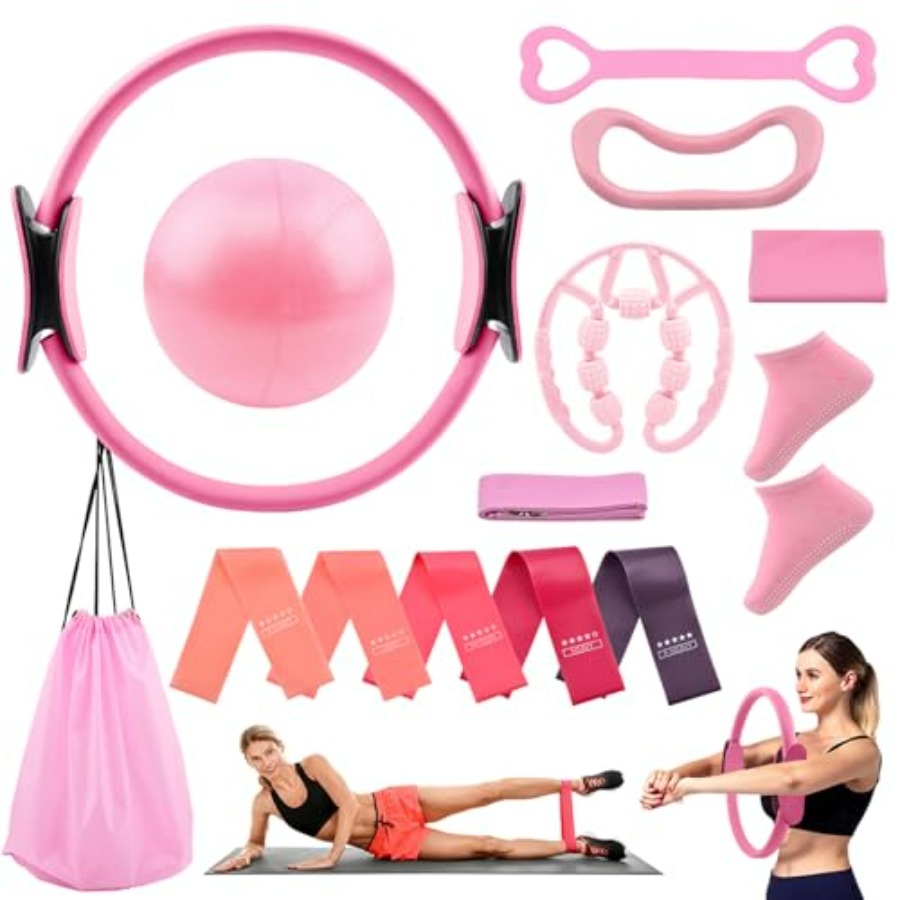 Pilates Yoga Circle - Pilates Essentials Kit for Women, 14