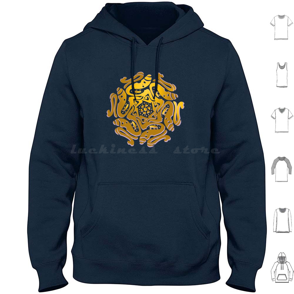 Pilates Yin Yoga - Soothing Mandala Design Hoodie Cotton Long