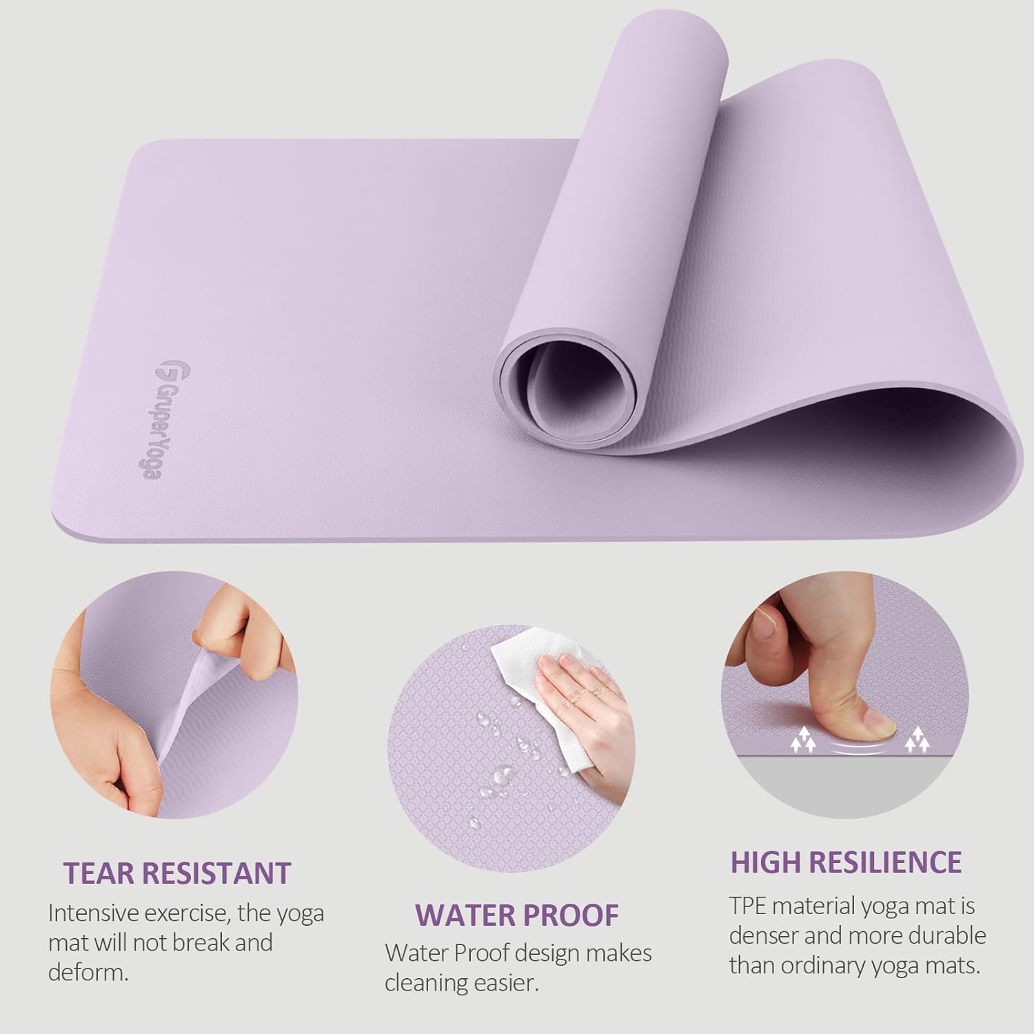 Non Slip Yoga Mat 72x24in, Ant - Mat Pilates Yoga review and price