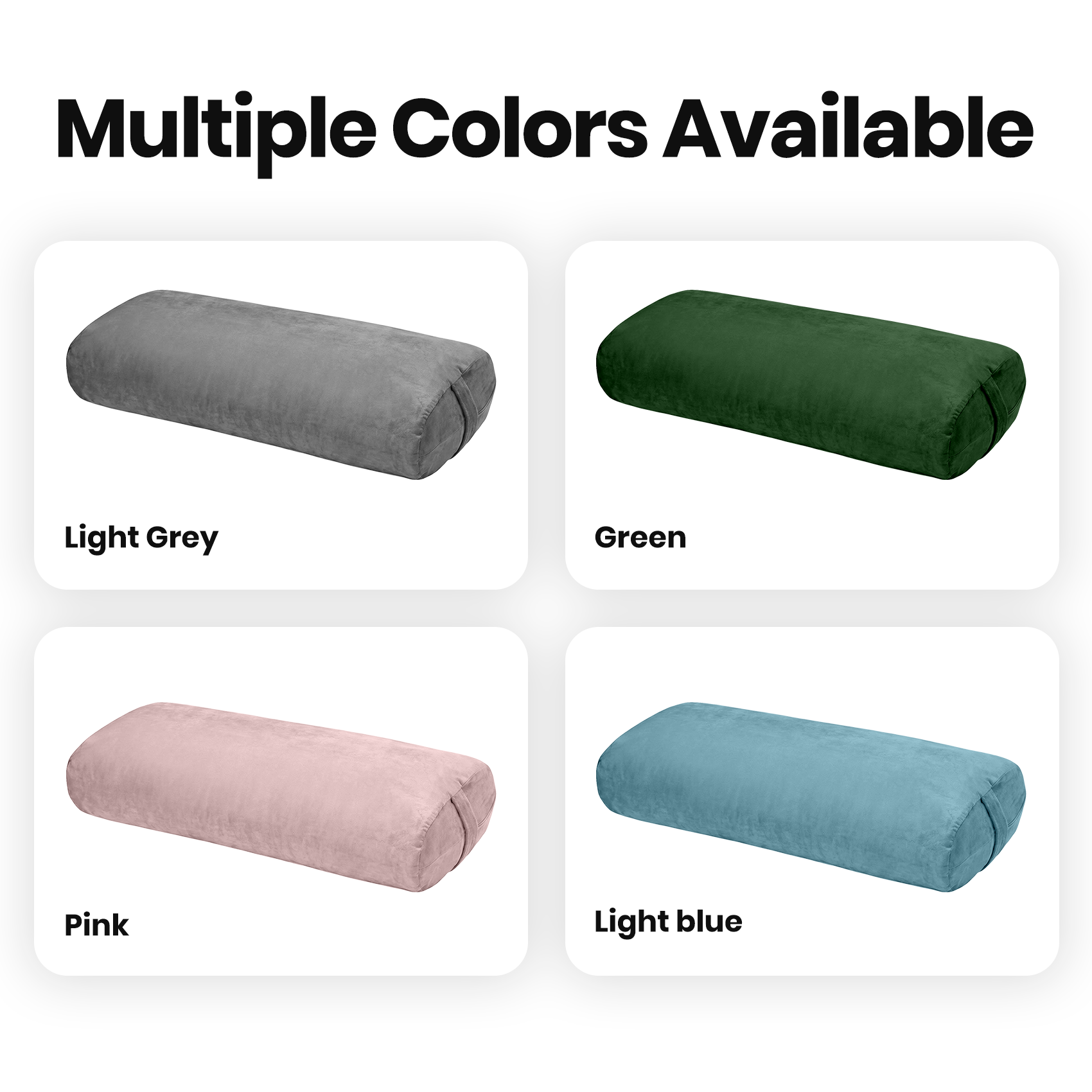 Yoga Bolster Pillow Pink Round - Pilates Yin Yoga review and price