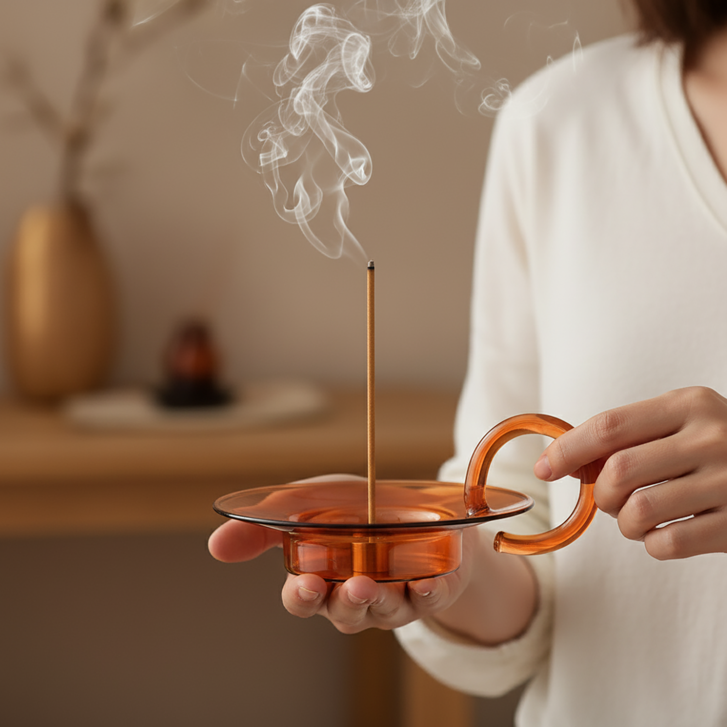 Glass Incense Holder Brass Nin - Pilates Yoga Board review and price