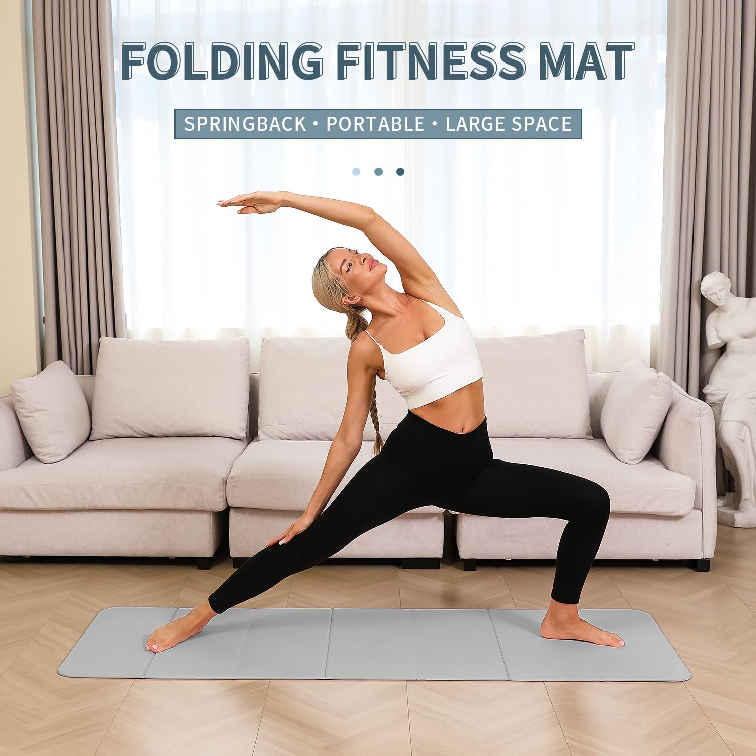 Foldable Yoga Mat 10mm Extra T - Mat Pilates Yoga review and price