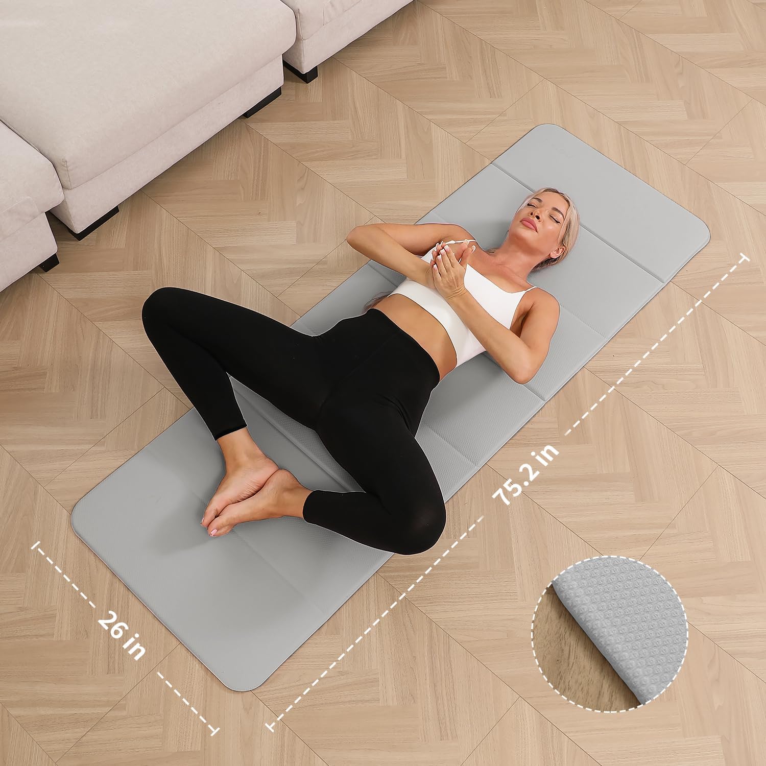 Foldable Yoga Mat 10mm Extra T - Mat Pilates Yoga review and price