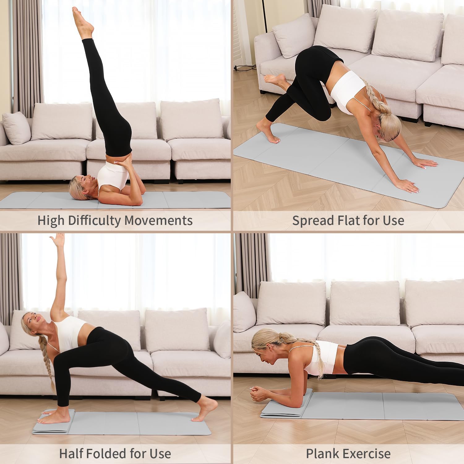 Foldable Yoga Mat 10mm Extra T - Mat Pilates Yoga review and price