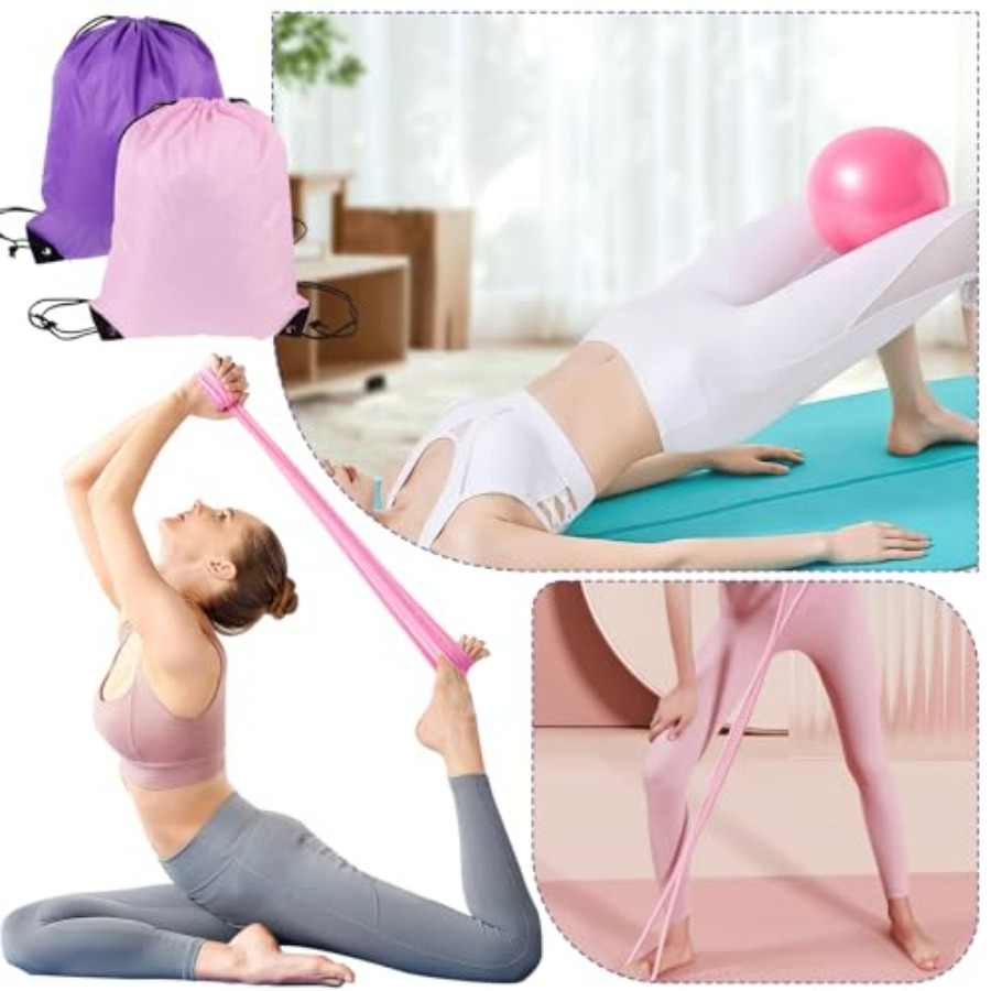 21 Pcs Pilates Ring Circle Set - Pilates Yoga Circle review and price