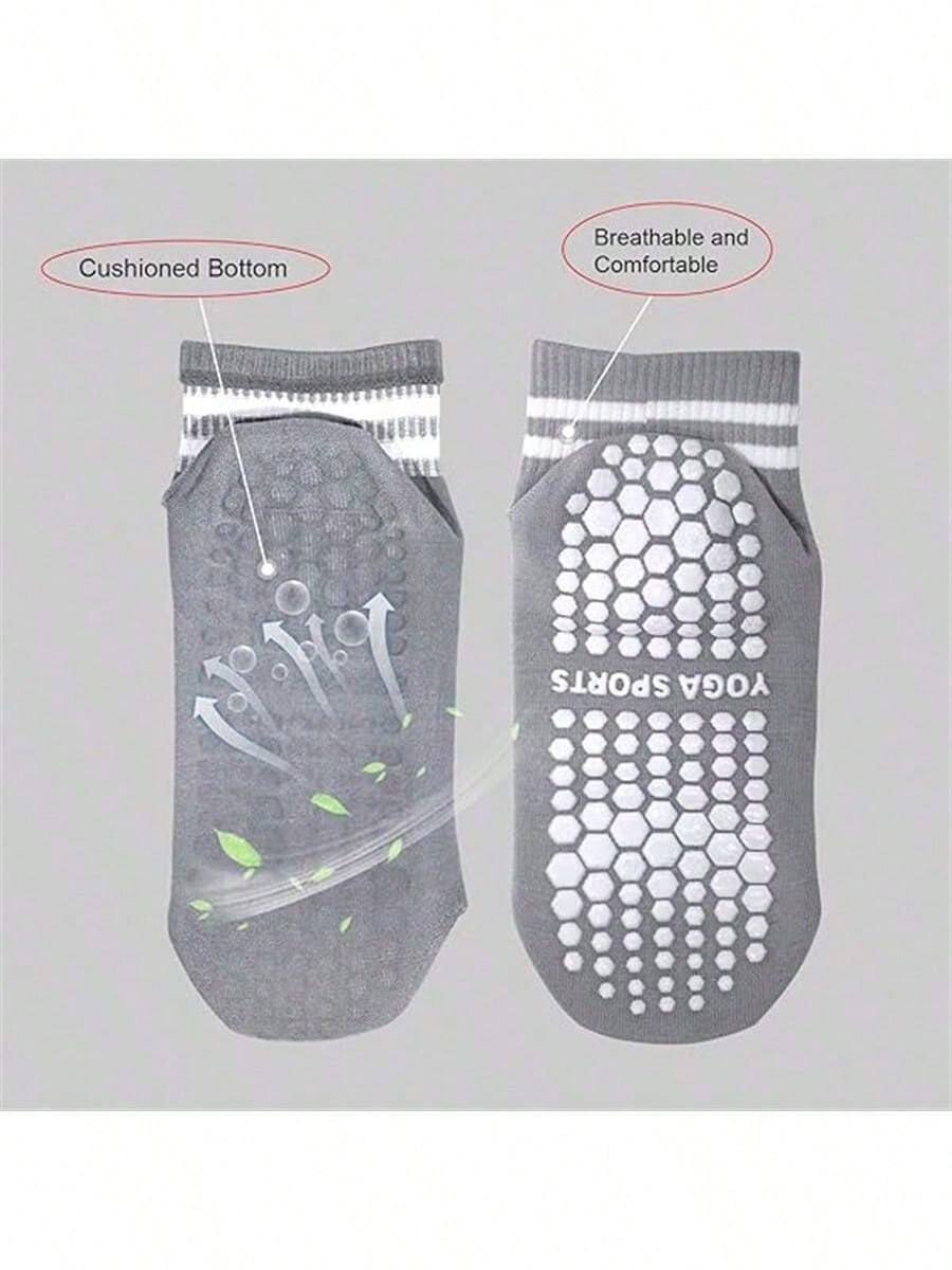 5 Pairs Women Double Stripe No - Pilates Yoga &A review and price