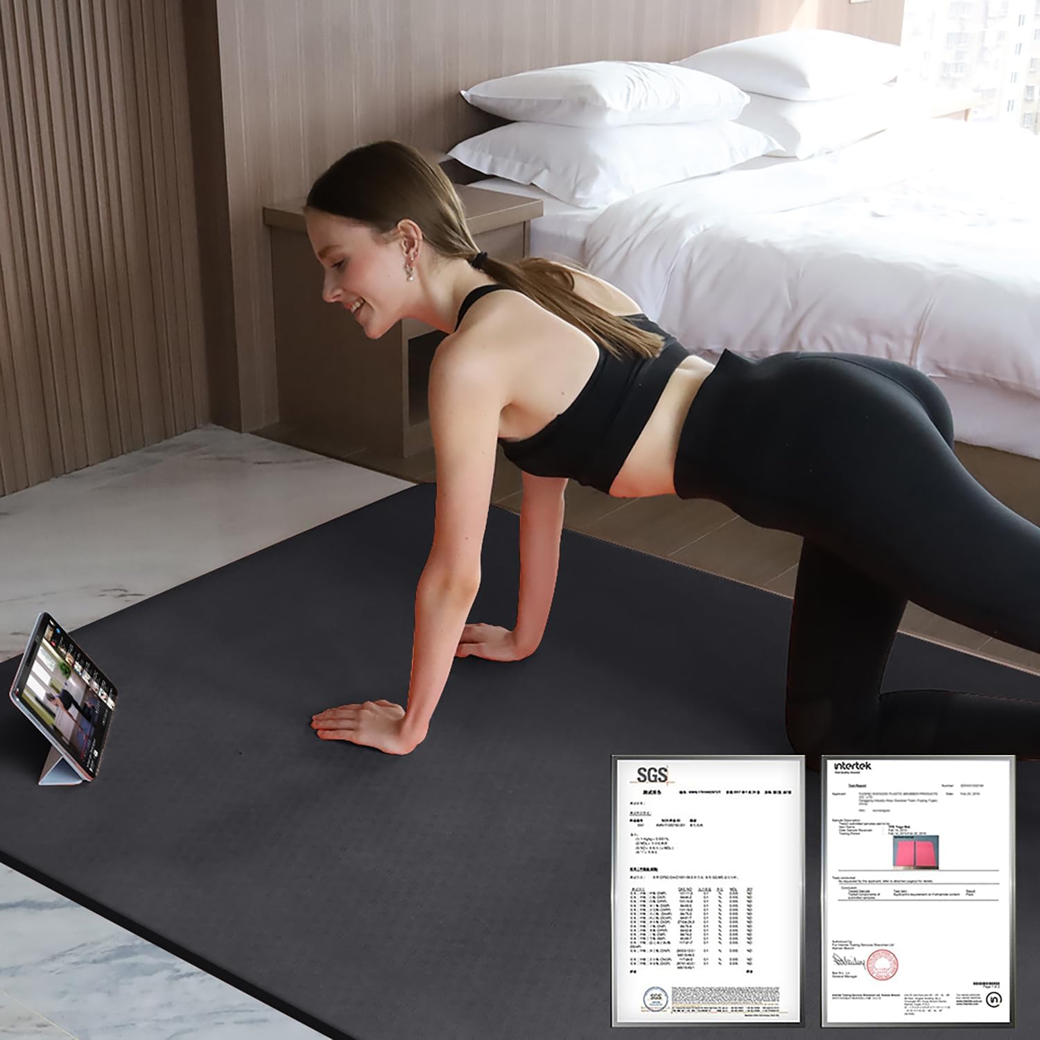 Extra Thick TPE Yoga Mat 6'x4' - Mat Pilates Yoga review and price