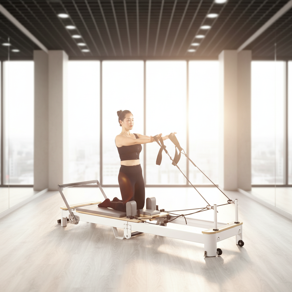 Oak Pilates Reformer, White Al - Pilates & Yoga Training Center review and price