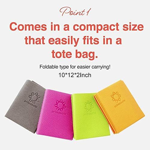 Folding Yoga Mat for Travel Pi - Mat Pilates Yoga review and price