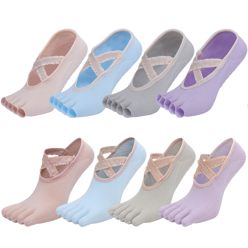 Five Finger Yoga Socks Lace Cr - Pilates Yoga Gym review and price