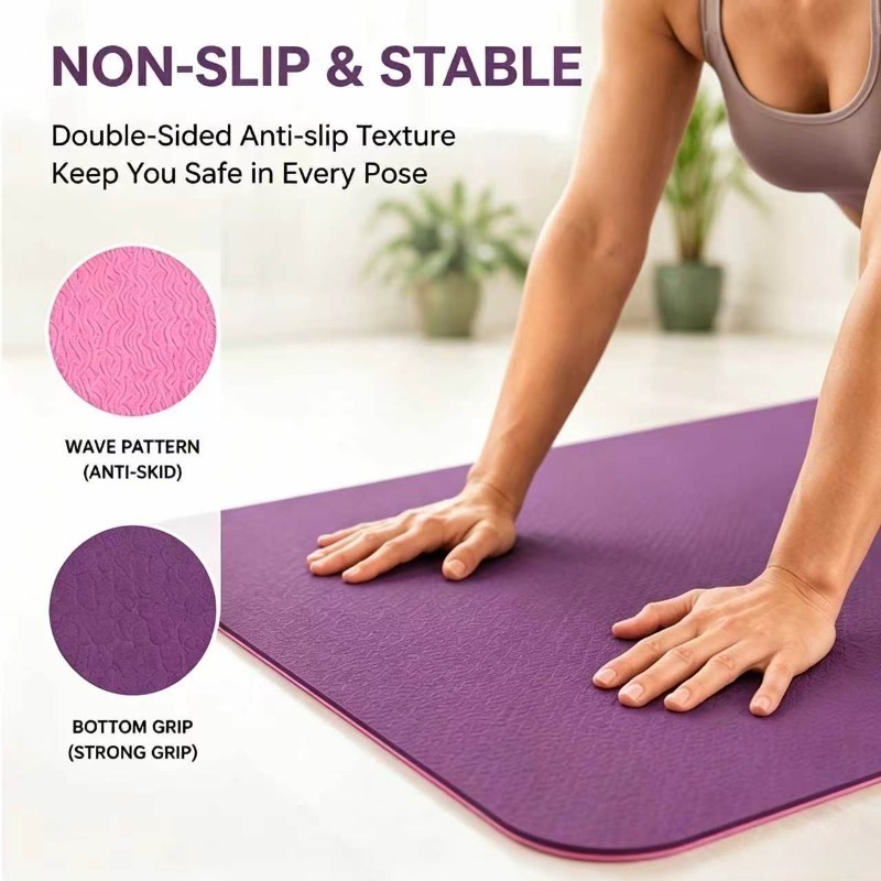 Yoga Mats Anti-slip Sport Fitn - Mat Pilates Yoga review and price