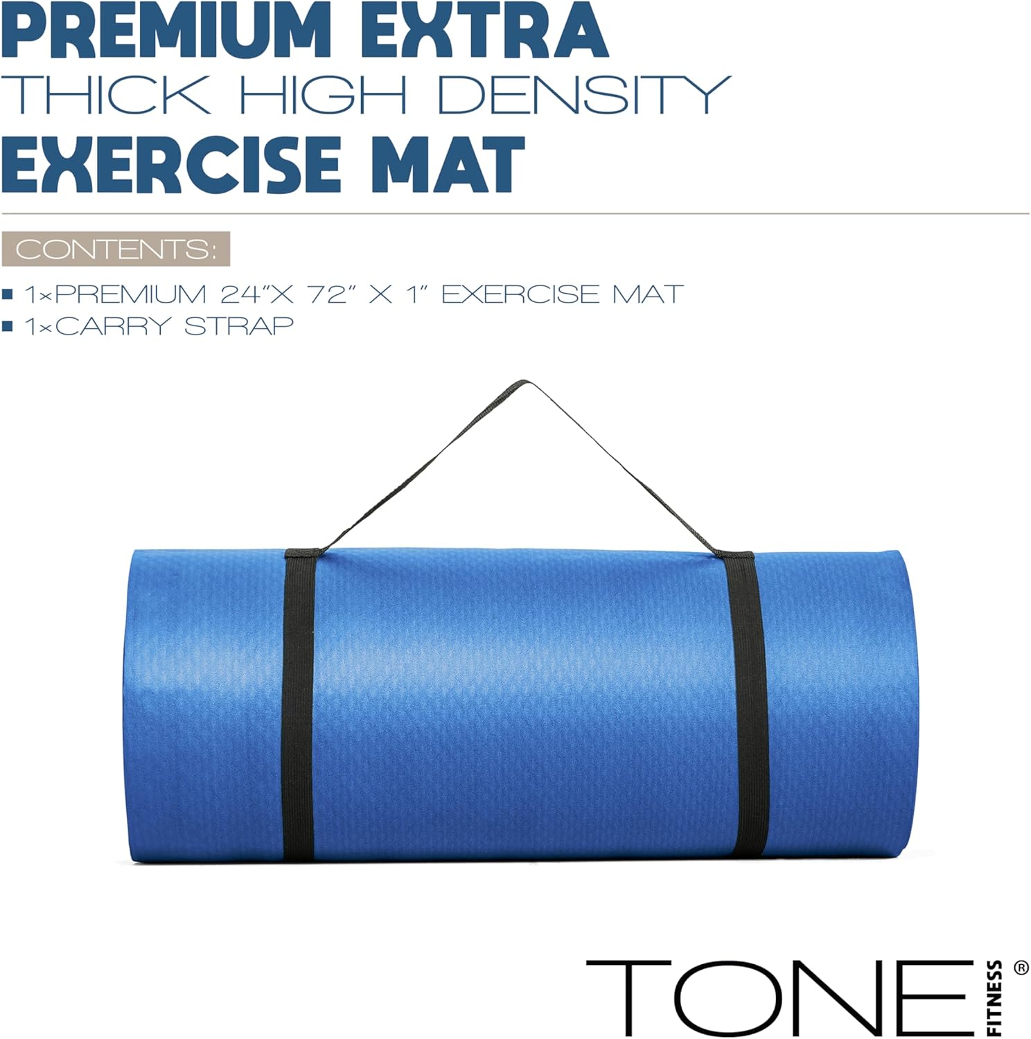 1-Inch Thick Yoga Mat, High-De - Mat Pilates Yoga review and price